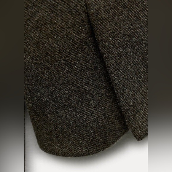 ZARA ~ WOMAN COLLECTION MINIMALIST MANTECO WOOL COAT - Picture 6 of 16